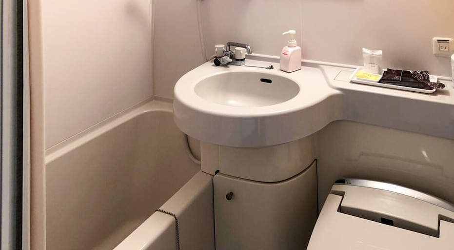 Bathroom 4, Hotel Fukiageso, Kagoshima