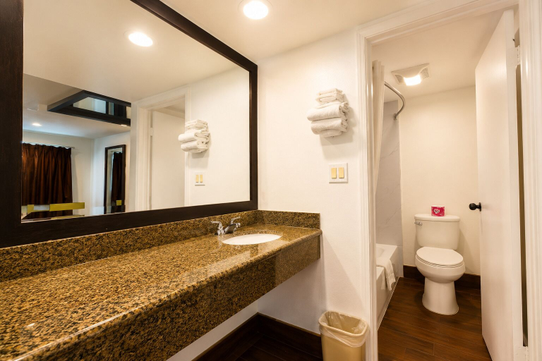 Bathroom 3, Century Motel Buena Park Disneyland, Orange