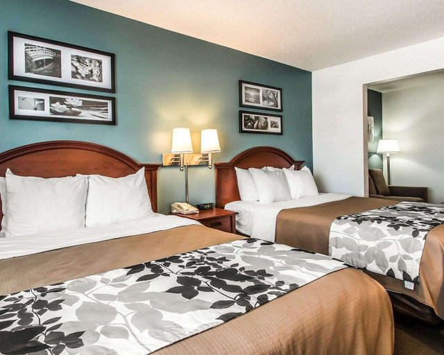 Bedroom 3, Sleep Inn & Suites Mount Vernon, Linn