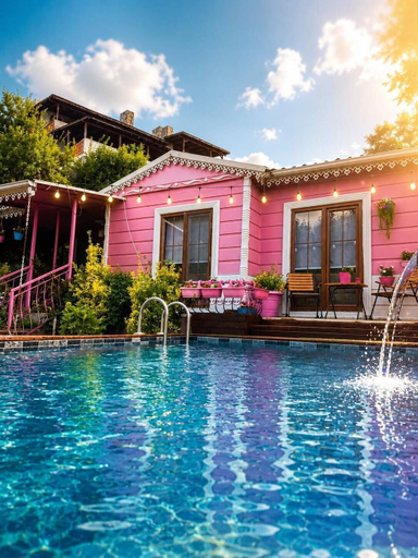 Exterior & Views 2, Maşukiye Pink House Bungalow, Kartepe
