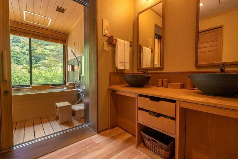 Bathroom 4, Shionoyu Onsen Rengetsu, Nasushiobara