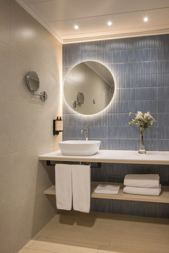 Bathroom 5, AR Diamante Beach Spa & Convention Center, Alicante