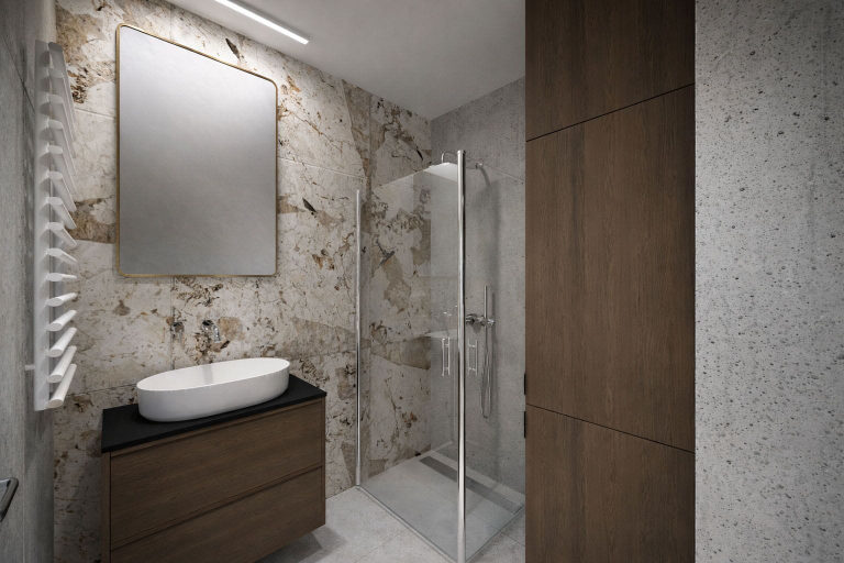 Bathroom 5, Amaretto by Kairos Apartments, Gliwice City