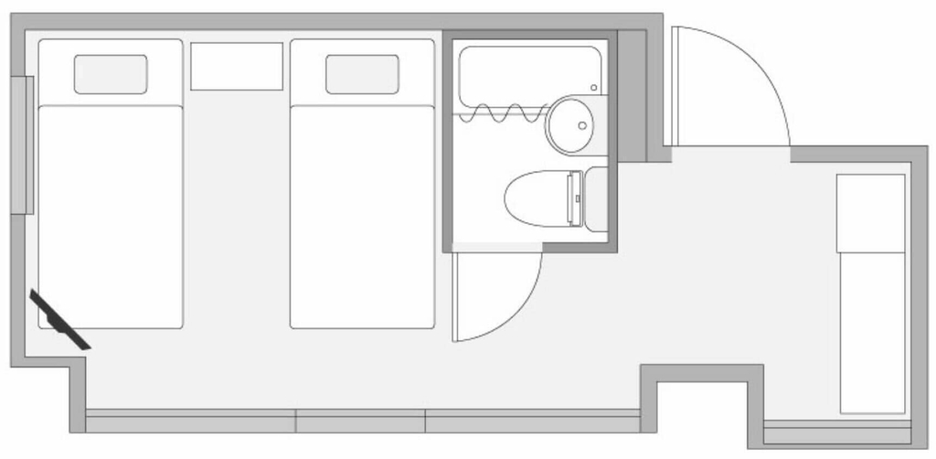 Floor plan 4, COMPASS HOTEL OSAKA HONMACHI, Osaka