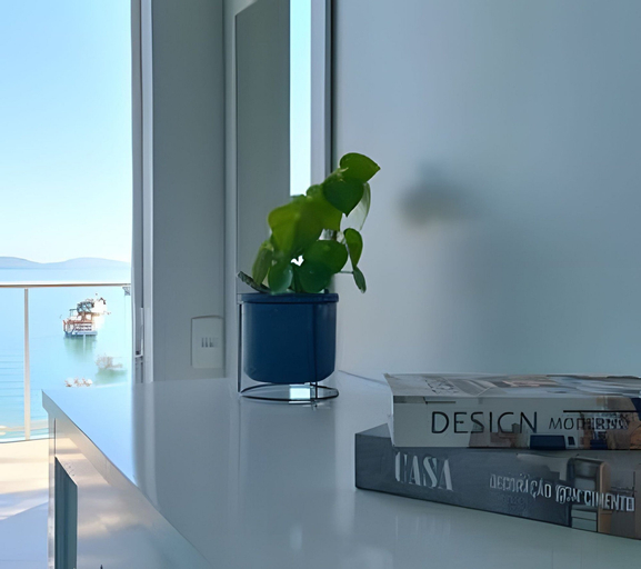 Interior 5, Vista incrível do mar e acesso exclusivo à praia, Governador Celso Ramos