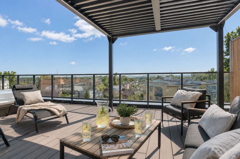 Property grounds, Apartment with a roof terrace - Seaside, Gdańsk City