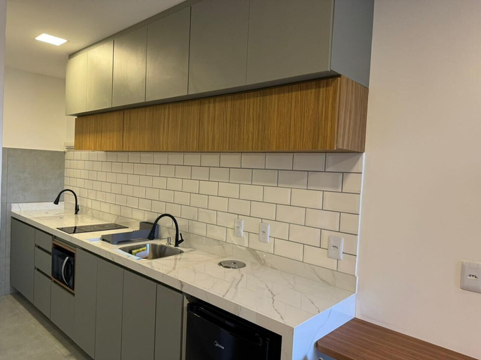 Private kitchen 4, Mar de Maragogi Flats, Maragogi