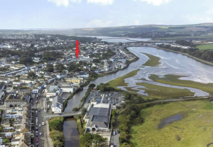 Aerial view, Stylish Cornish Retreat, Sleeps 4 Near Hayle Beach, Cornwall