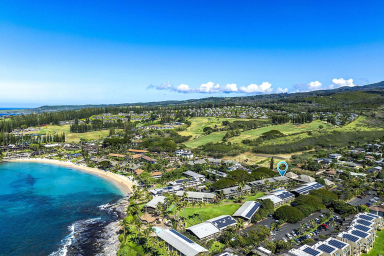 Aerial view 3, Napili Shores D-232 - Upper Level Renovated Studio at Koi Pond, Wi-fi & Split AC, Maui