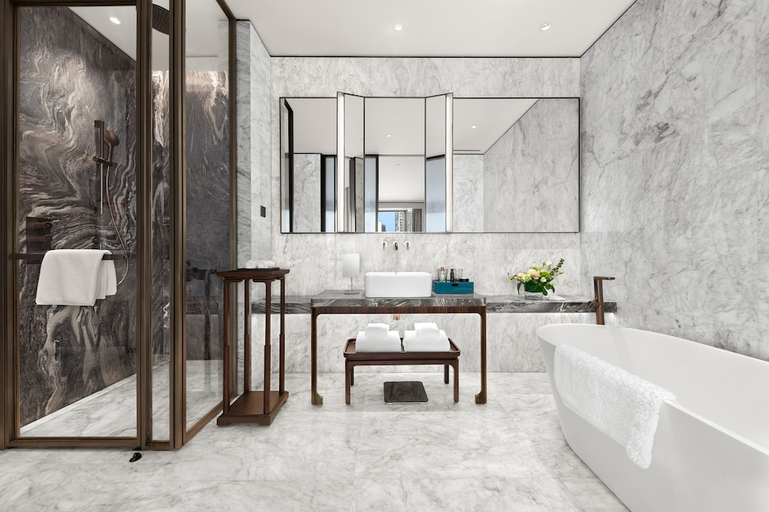 Bathroom 4, Mumian Rizhao Hotel, Rizhao
