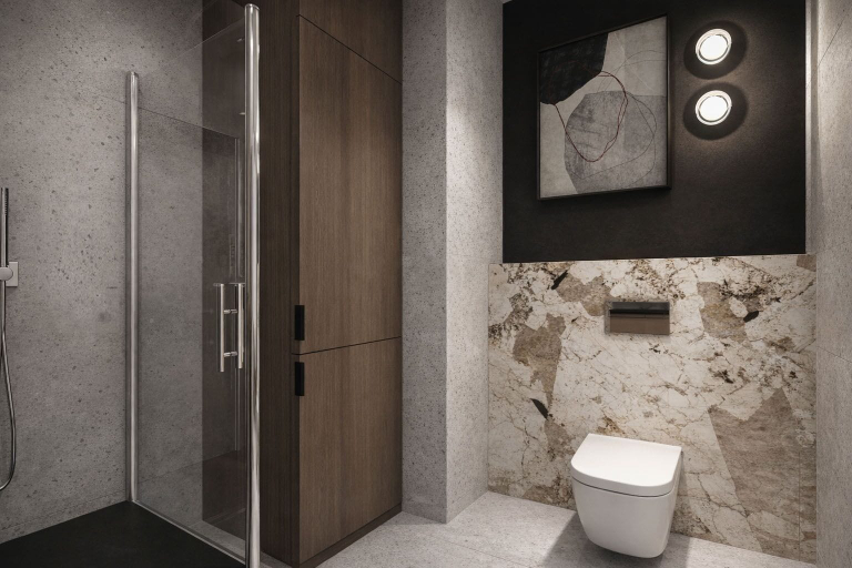 Bathroom 3, Amaretto by Kairos Apartments, Gliwice City