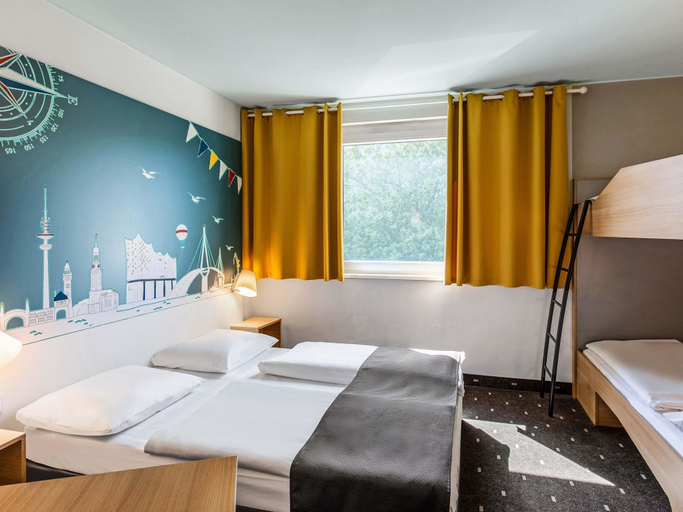Bedroom 4, B&B Hotel Hamburg-Nord, Hamburg