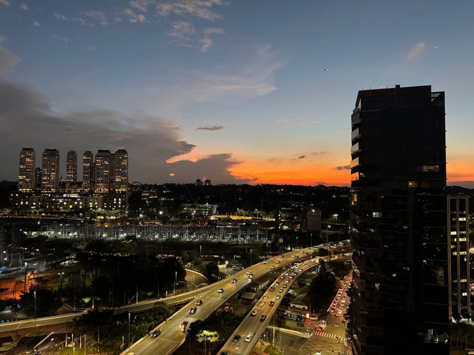 Aerial view 4, Studio recém-construído no coração da Vila Olímpia, São Paulo