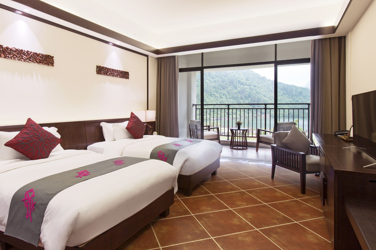 Bedroom 4, Lanshanyuan LN Dongfang Hotspring Resort, Shaoguan