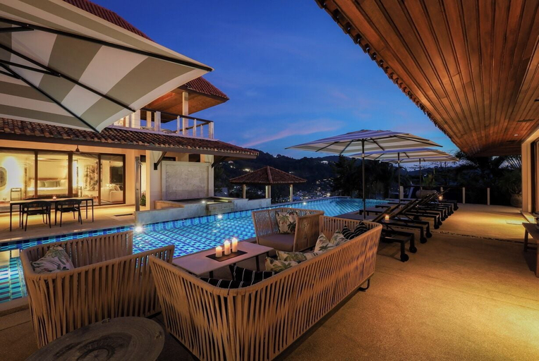 Outdoor pool 5, Katamanda Villa Allegra 5BR Seaview villa Kata, Pulau Phuket