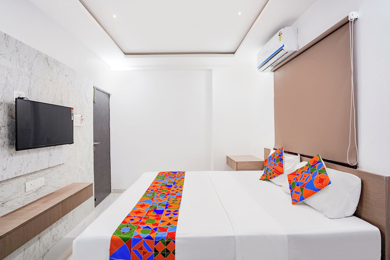 Bedroom 3, FabHotel Galaxy Apartment, Pune