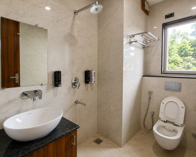 Bathroom 4, SHRI HARIVANSH DHAM, Mathura