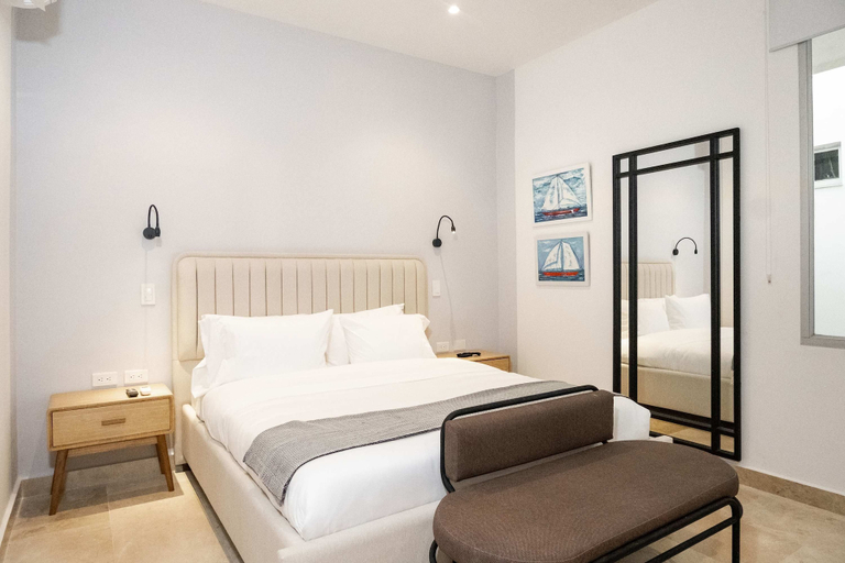 Room 2, w Sophisticated Loft in the Heart of Bocagrande, Cartagena de Indias