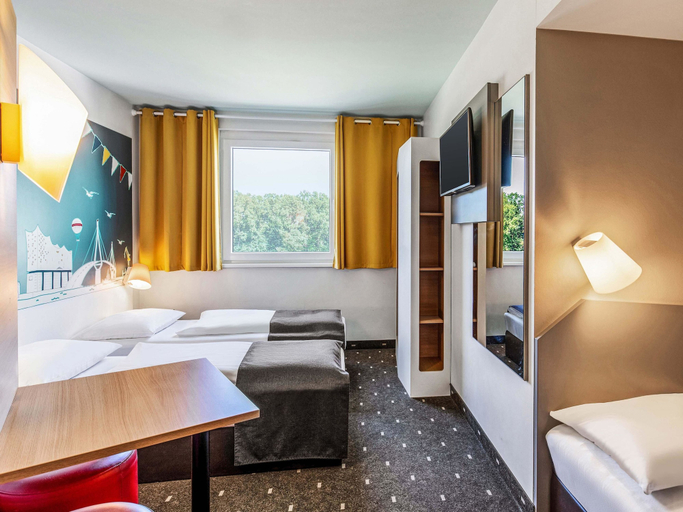 Bedroom 2, B&B Hotel Hamburg-Nord, Hamburg