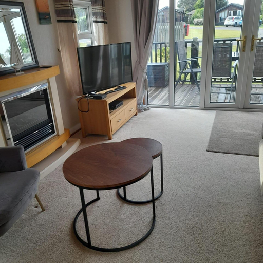 Living area 4, Cabin Sleeps 6 With Indoor Pool Parking, Cornwall