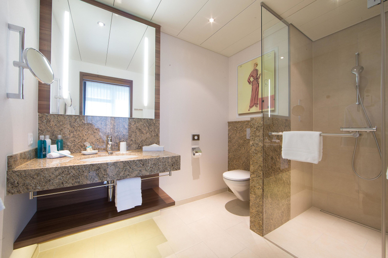 Bathroom 5, Oberwaid Hotel, Sankt Gallen