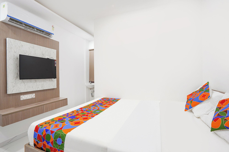 Bedroom 3, FabHotel Galaxy Apartment, Pune