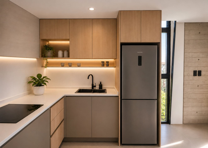 Private kitchen, ONLY Design Suites & Spa, Villa Gesell