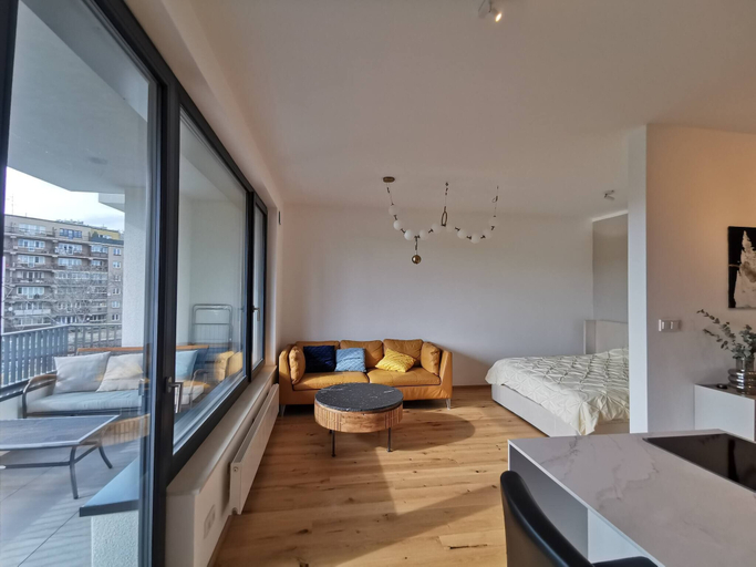 Living room 5, Free Parking, Center Location, Nuslesky Pivovar Sunset Balcony Home, Praha 2