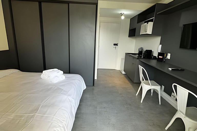 Bedroom 2, Studio Moema QI Ibirapuera com garagem e servicos, São Paulo