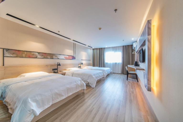 Bedroom 2, Rest Motel(Yancheng Tongma Store), Yancheng