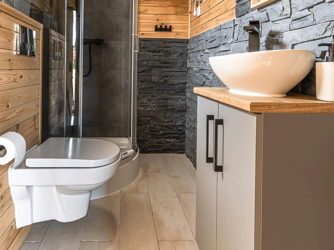 Bathroom, Cottage in Duszniki Zdroj With Ski & Spa, Kłodzko