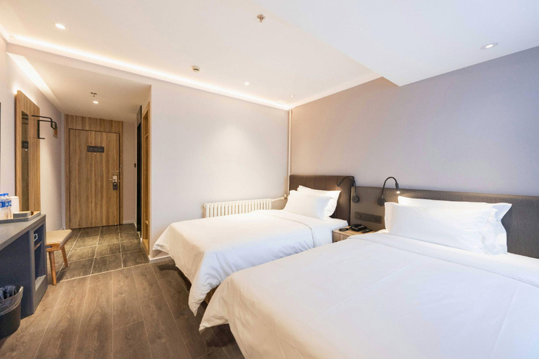 Bedroom 2, HanTing Premium Hotel (Dalian Development Zone Ansheng Plaza), Dalian