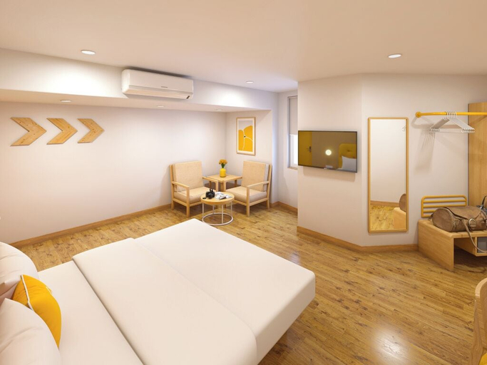 Living area, Bloom Hotel - Salt Lake Sector V, North 24 Parganas