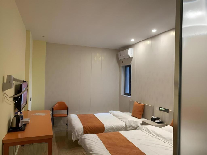 Bedroom 2, Shell Nanjing City Qixia District Baguazhou Hotel, Nanjing