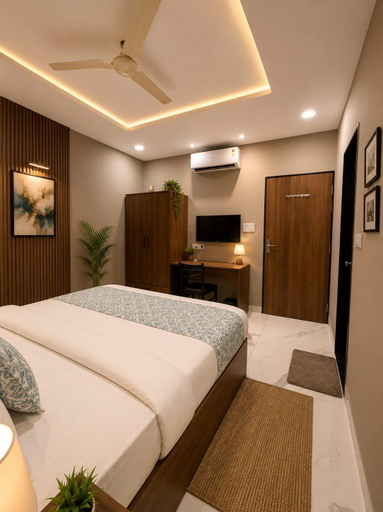 Bedroom 2, Hotel Golden Glory, Indore