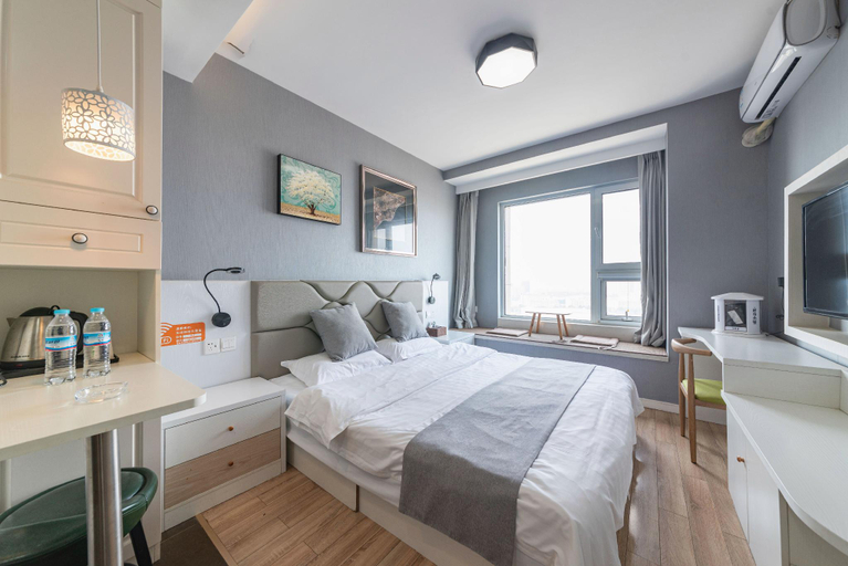 Bedroom 2, Shi hui hotel（Qilu Software Park Hanyu Jingu Store）, Jinan