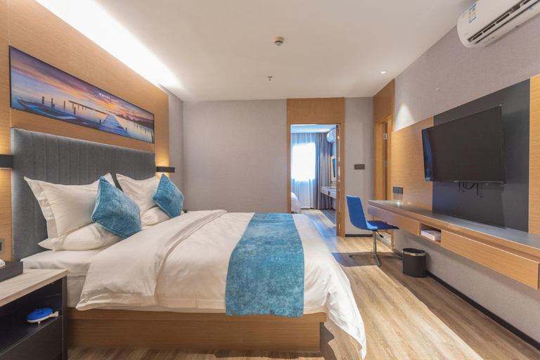 Bedroom 2, Yeste Hotel Qinzhou Bay Plaza, Qinzhou