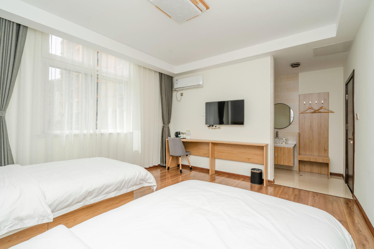 Bedroom 2, Pebble Motel Qingdao World Expo City, Qingdao