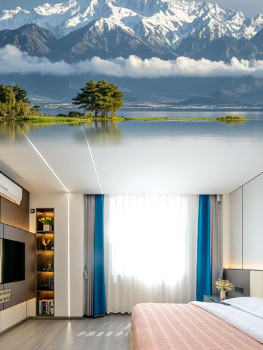 Bedroom 2, Dali Weiya Hotel (Erhai Park Scenic Area), Dali Bai