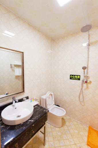 Bathroom 2, Zhangye Angel Edge Fashion Theme Hotel, Zhangye