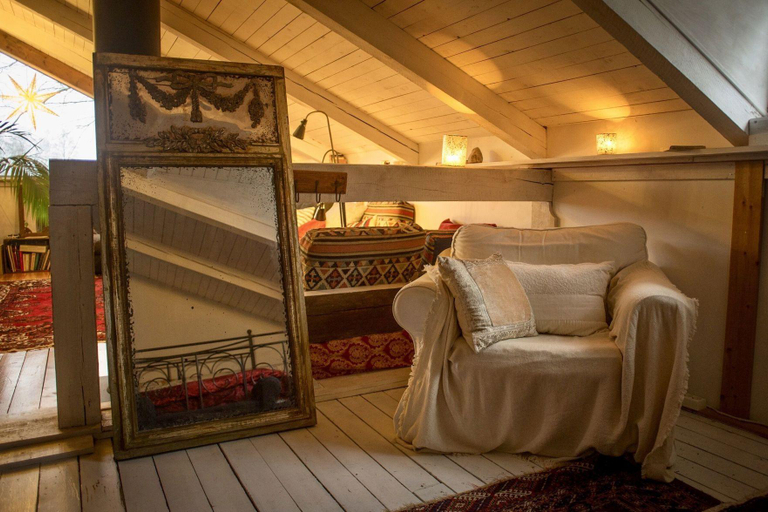 Bedroom 2, Romantic Spa Villa With Fireplace by the Lake, Hedemora