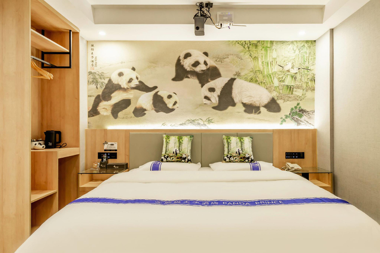 Bedroom, Panda Prince Hotel, Nanchong