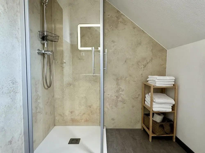 Bathroom 4, Ferienhaus Mohrle 6, Bodenseekreis