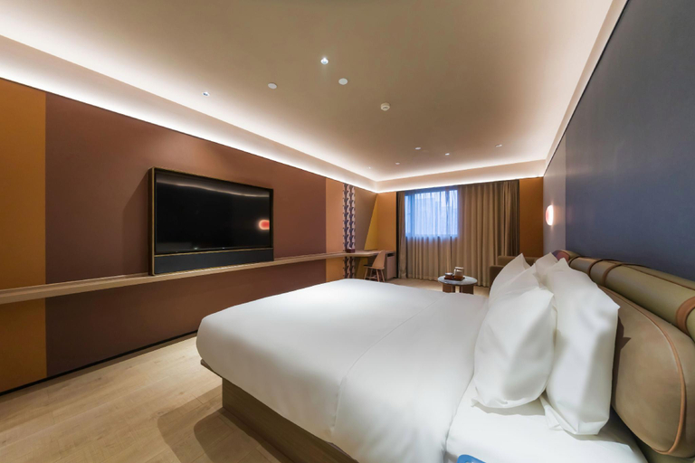 Bedroom 2, Orange Hotel Tengzhou Longquan Road Wanda Plaza, Zaozhuang