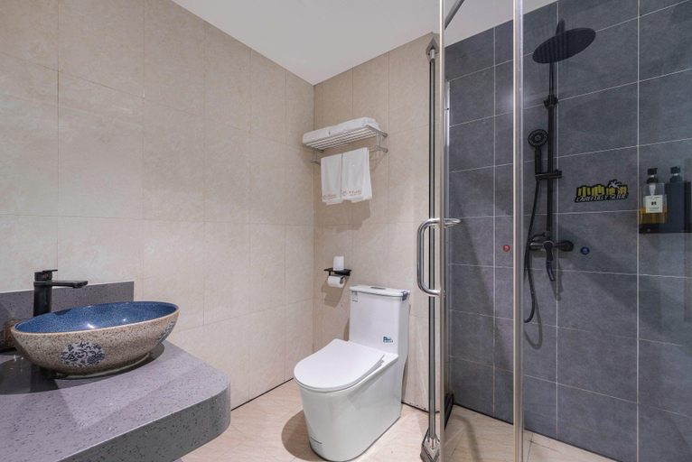 Bathroom 3, Lanshe Time Hotel (Jinhua High-speed Railway Station), Jinhua