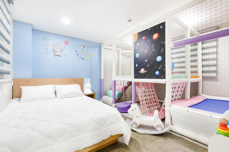 Bedroom 3, Gyeongju on the Moon Kids pool villa, Gyeongju