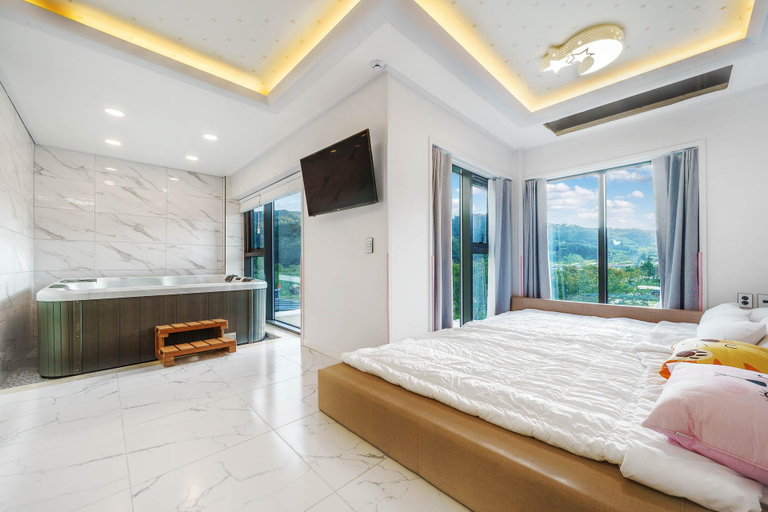 Bedroom, Gimcheon Dream Kids Pool Villa, Gimcheon