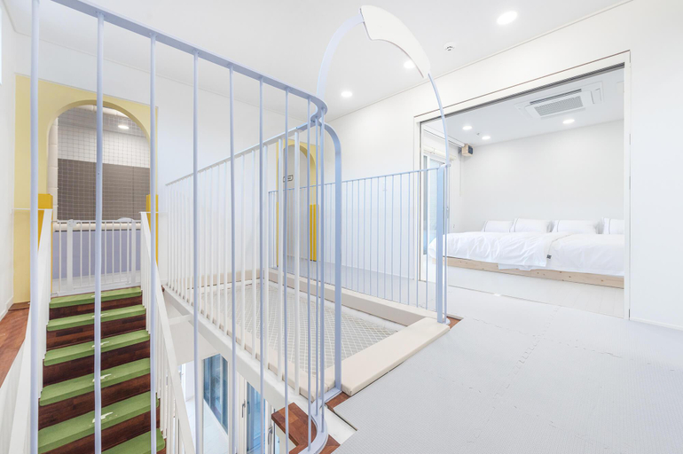 Bedroom, Gyeongju Be-Class Kids Pool Villa Bulguksa Branch, Gyeongju