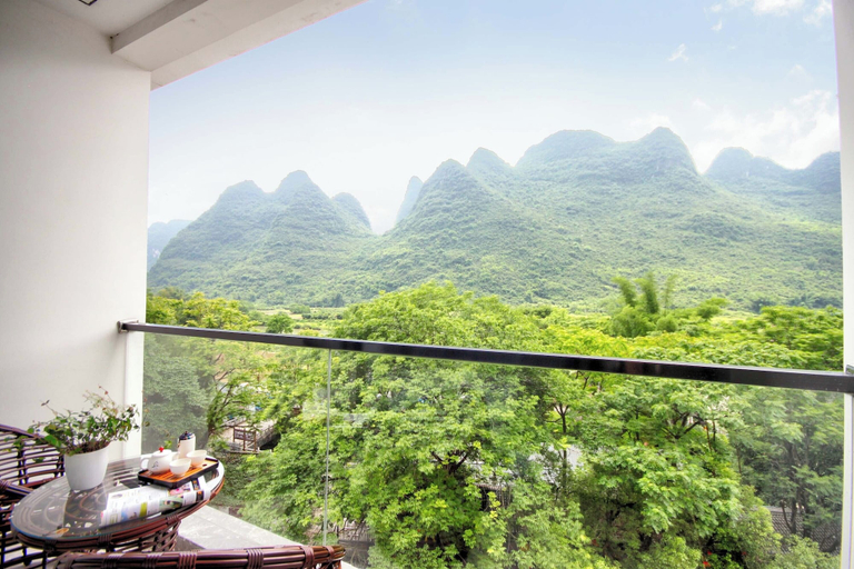 View from room 4, Liangsu Shili Jiangshan Hotel, Guilin
