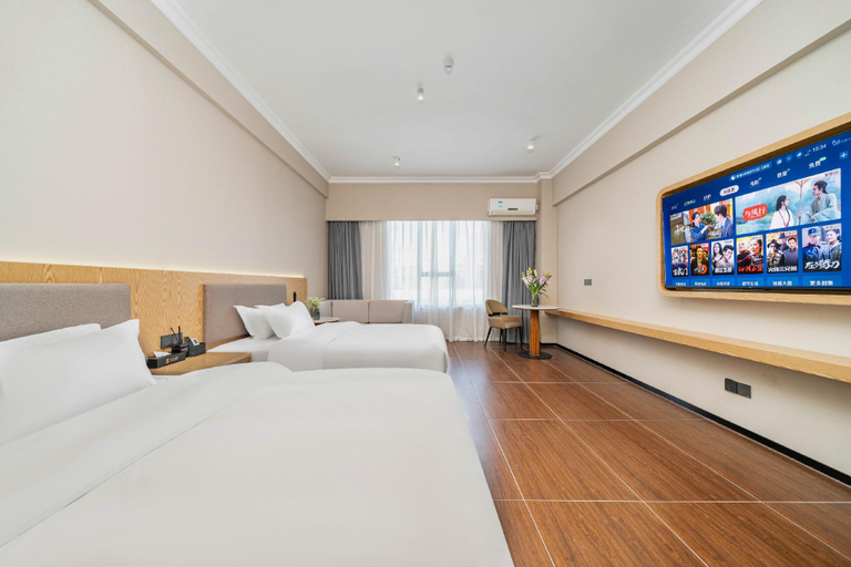 Bedroom 2, Tangsheng Hotel (jinniuling Park, Haikou), Haikou
